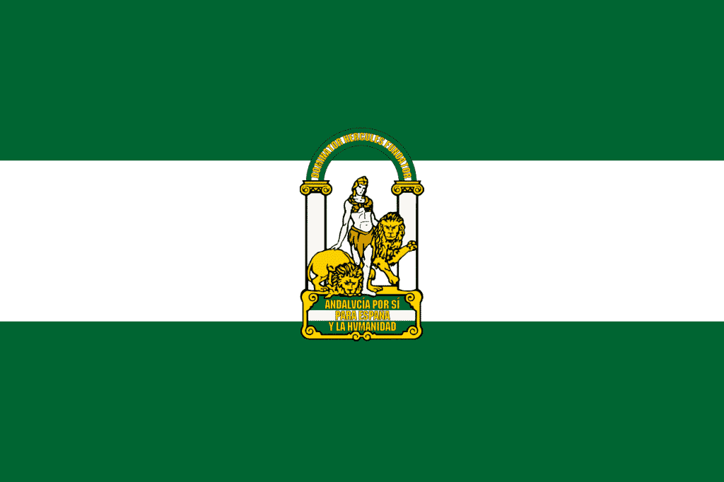 Bandera de Andalucia.svg - abogado Nerja, abogado Torrox, abogado Velez Malaga, abogado Torre del Mar